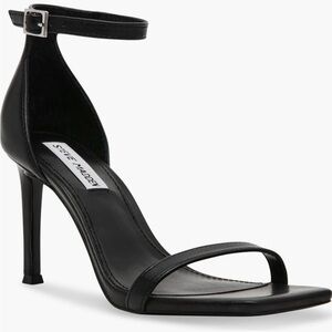 Steve Madden Black Strappy Stiletto Heels